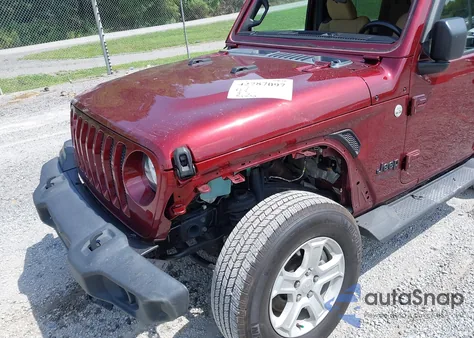 2021 Jeep Wrangler Sport S 4X4 from USA, damaged, VIN 1C4GJXAG5MW768088